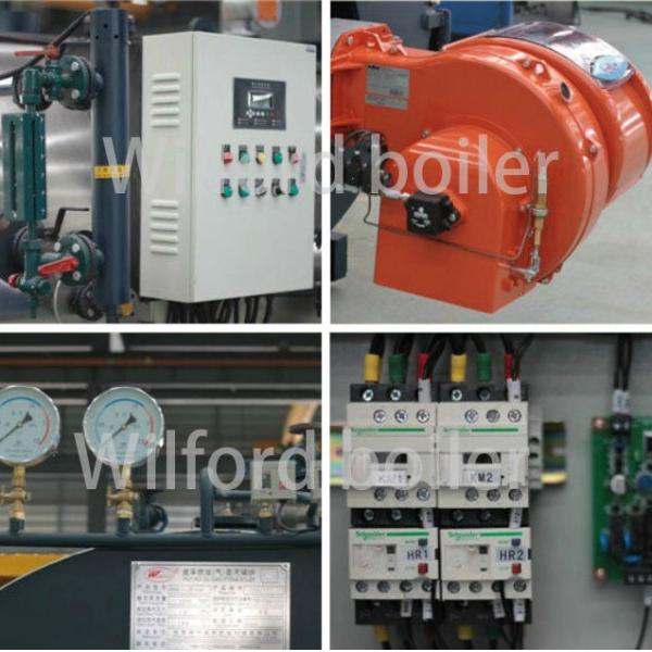 Textile Machine Horizontal Fire Tube 20T/H Gas Oil Boiler