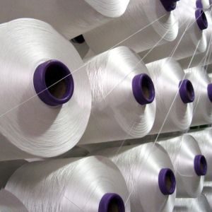 Raw hite/Black DTY Polyester Yarn Eco Friendly 75D36F