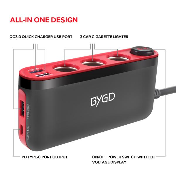 Fast Electric Car Ev Charging Station Display Car Adapter Charger With Charging For Phone For Cell Phone Car Charger Inverter