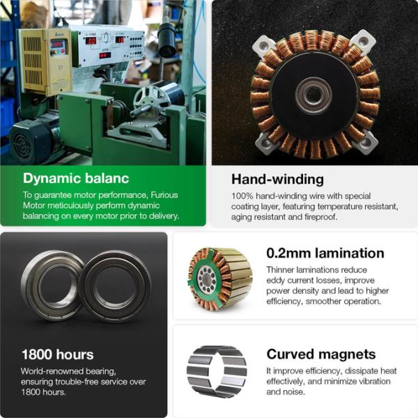 Heavy Duty DC Brushless Motors 120100 61kg Thrust For VTOL Drone