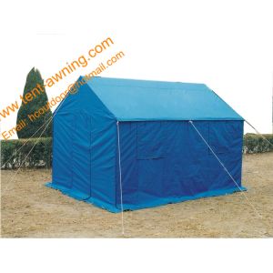 Cheap Outdoor Steel Framed Waterproof Disaster Relief Refugee Camp Tent wholesale