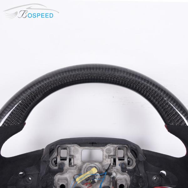 Black Leather Alcantara Land Rover Steering Wheel Ring Defender 90 Removable