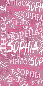 face photo picture beach towel