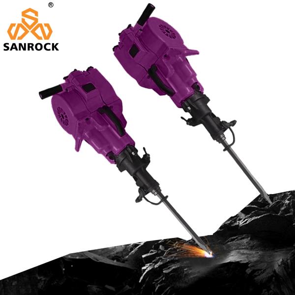 Gasoline Rock Drill Mini Hydraulic Jack Hammer Concrete Breaker for Drilling Diameter 42mm and Drilling Depth 6m