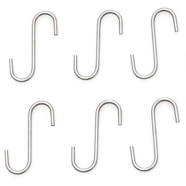 S Shape Bathroom Robe Hook Stainless Steel Hanger Hook Metal Wall