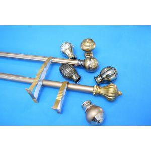 China Modern Galvanized Curtain Rods Adjustable 7.2 Metre 0.35mm on sale