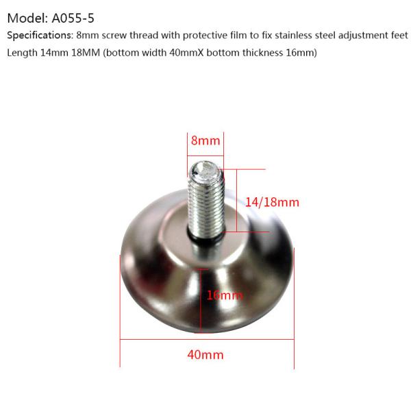 Office Furniture Adjustable Table Legs Foot Pad Non Slip Heightening Support Foot