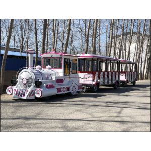 Buy cheap Amusement Park Electric Trackless Train Sightseeing Tourist Road Train from wholesalers
