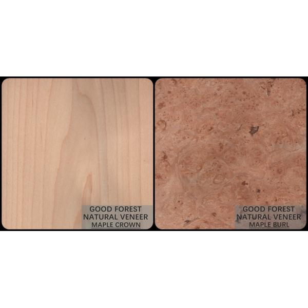 Hotel Birds Eye Maple Wood Veneer Artificial Specially Natural