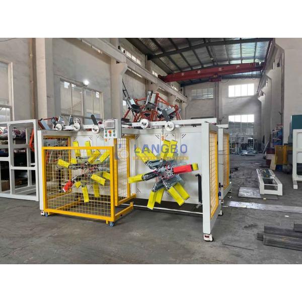 Schnider Electrical Components Automatic Plastic Tuber Rewinder Machine For PE HDPE Corrugated Pipe Coiling Range 1600-3200mm