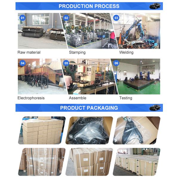 Nature Rubber Bushing Lower Forged Control Arm for Peugeot 307 3A/C 2008 Edition