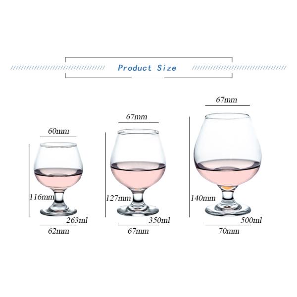 Best Price Brandy Thick Stem Mini Wine Glass Shot Glass Goblet