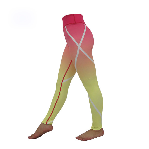 Lightweight Fitness Ladies Shaping Workout Leggings Yoga Athletic Wear Anti UV