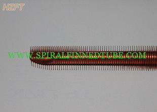 Heat Exchanging Extruded Fin Tube for Liquid / Air Heating and Cooling 25mm Outer Dia