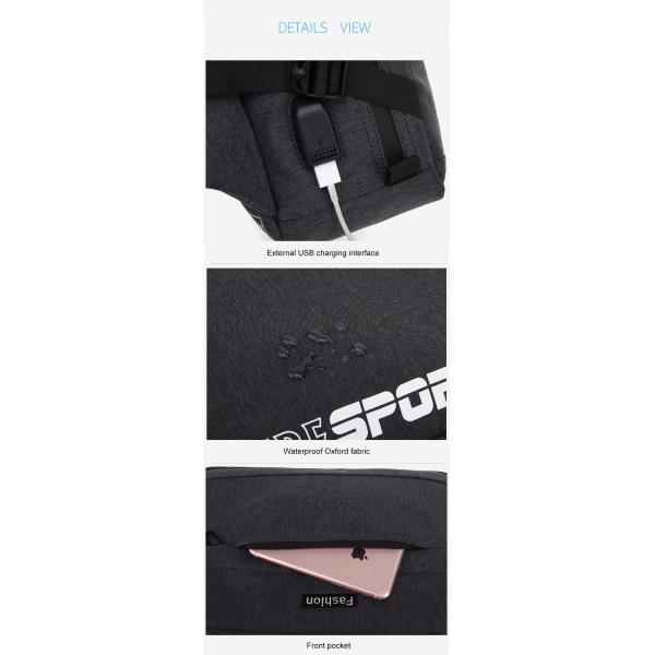 Rainproof Sweatproof Waterproof Fanny Pack Mens Waist Bags 0.5KG