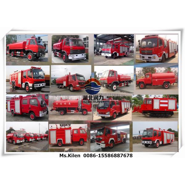 Dongfeng Chassis Fire Rescue Truck 4x4 Water Tanker Fire Truck 2 Axles