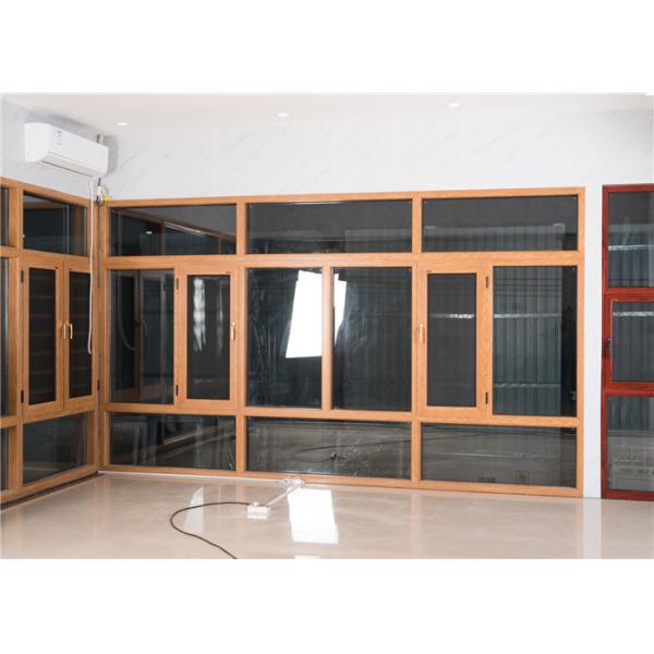 Residential Aluminum Casement Windows Air Proof , Aluminium Casement Window