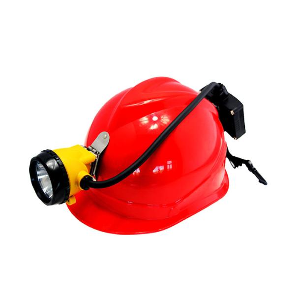 15000 Lux Led Miners Cap Lamp , 6.8AH Customized Semi - Corded Led Mining Lamp