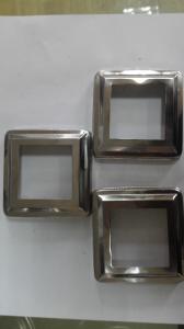 China 304 Stainless Steel Welded Pipe Square Tube End Caps 50*50 0.5-3.0 Thickness on sale