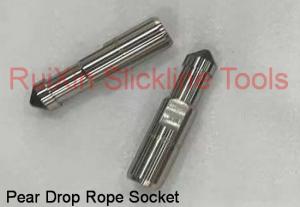 China 2.5 Inch Pear Drop Rope Socket Wireline Slickline Tools Pear Shaped on sale