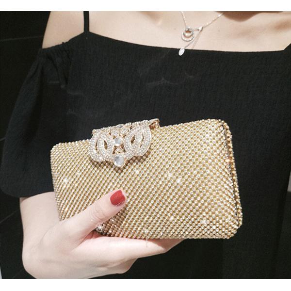 New bride's wedding bag diamond lady versatile banquet clutch evening dress bags