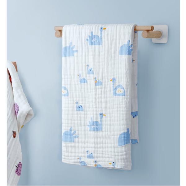 Safe Eco Friendly Dubble Gauze Fabric 4 Layer Cotton Swaddle Cloth