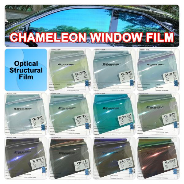 Luxury PET Car Window Film 99% UV IR Rejection 61.4% VLT