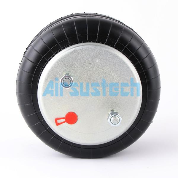 W01-358-6943 Firestone Suspension Air Springs White Zinc Iron Cover Plate Rubber Air Balloon