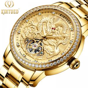 China KINYUED Men Mechanical Watches Brand Luxury Men'S Automatic Tourbillon Wristwatches on sale