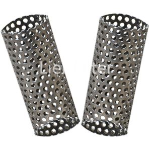 China 0.1mm-15mm Thick Perforated Metal Tube 10 Micron Stainless Steel Filter Mesh on sale