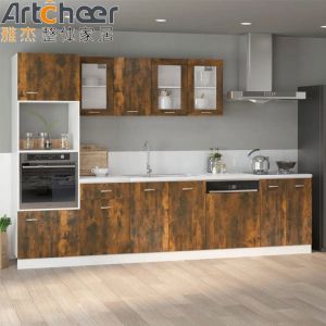 Restaurant Industrial Style Kitchen Furniture Cabinets With Paint Finish And