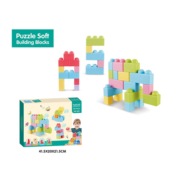 Big Building Blocks Educational Toys Cars And Vehicle For Toddlers 22 Pcs BPA And Phthalate - Free