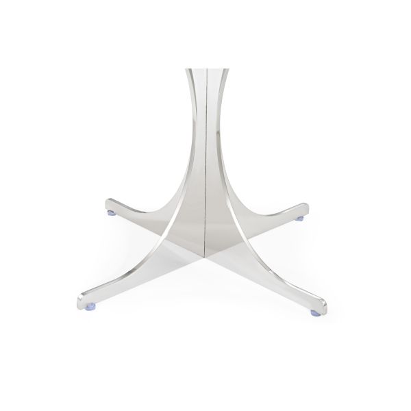 Modern Stainless Steel Living Room Furniture Gold Or Silver Round Coffee Table