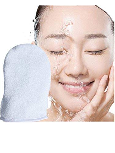 Microfiber Makeup Removal Mitt Facial Cleaning Makeup Remover towel Mitt