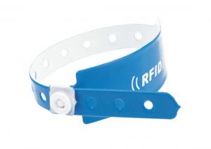 China Multi Day Events Vinyl PVC Disposable RFID UHF Wristband on sale