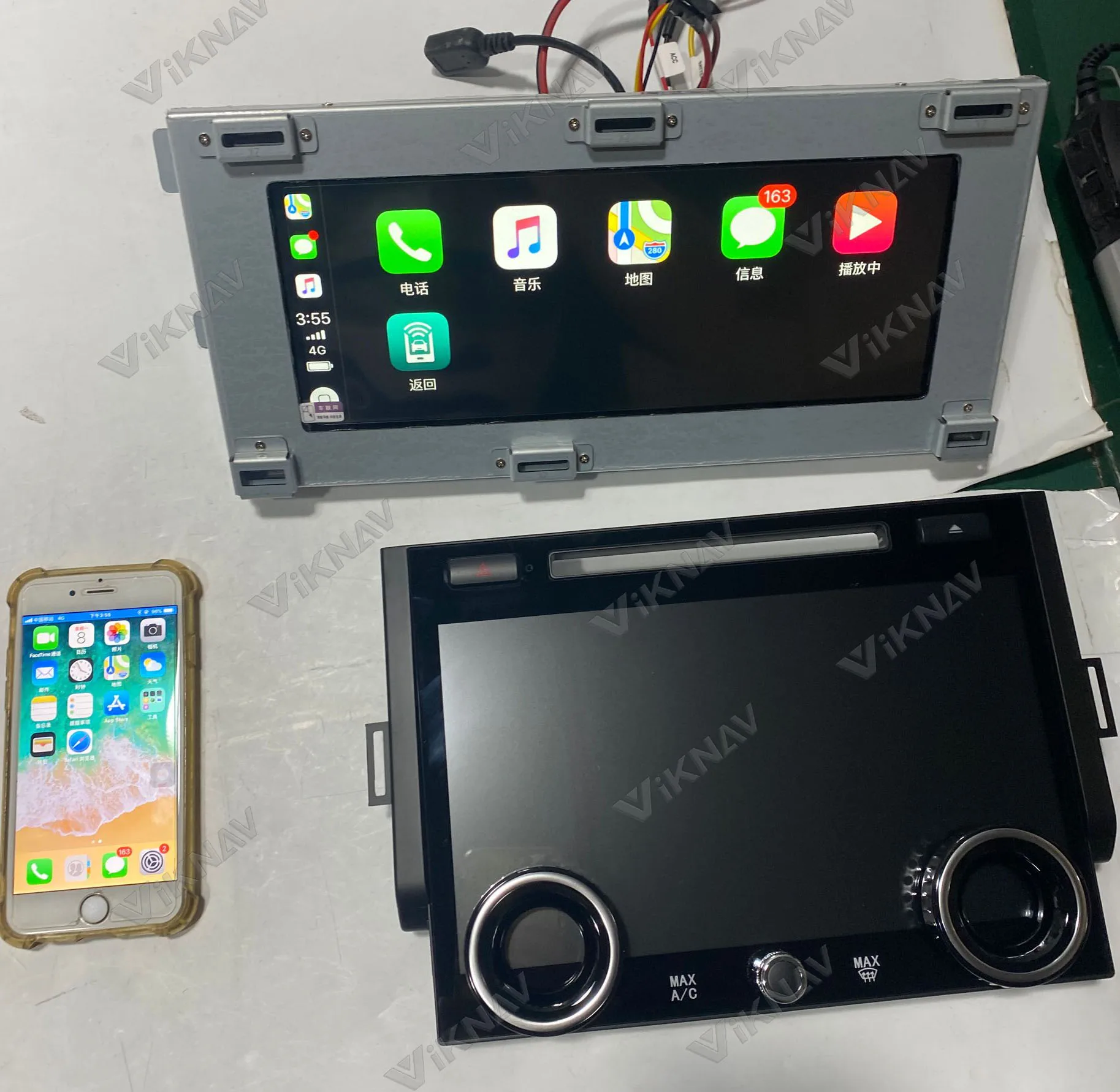 Viknav Android 12 Touch Screen Car Radio For Range Rover Sport L494 2013-2017 GPS Navigation Multimedia Player Android Auto