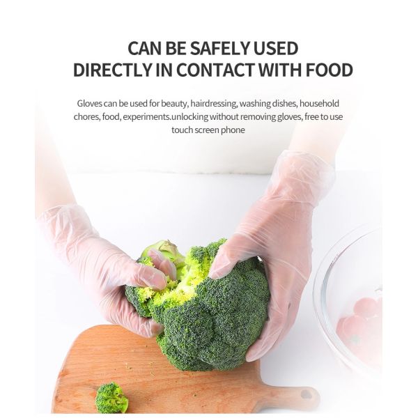 Disposable Vinyl Examination Gloves Powder Free 3.0g 3.5g 4.0g 4.5g