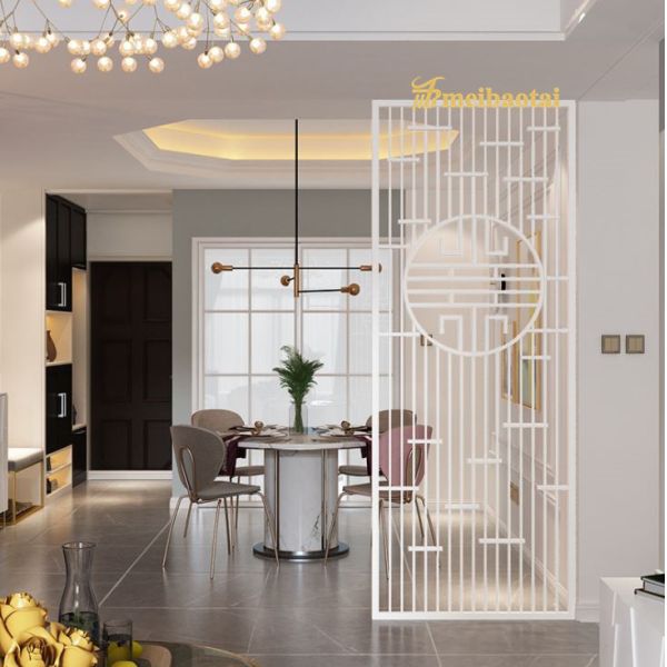 Ss304 Stainless Steel Art Deco Room Divider In Rooms Hall