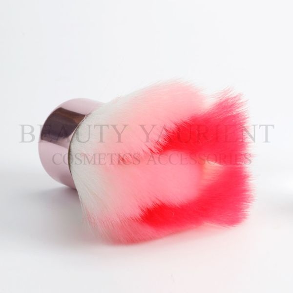 Folded Flower Pattern Full Coverage Kabuki Brush For Loose Powder 43g