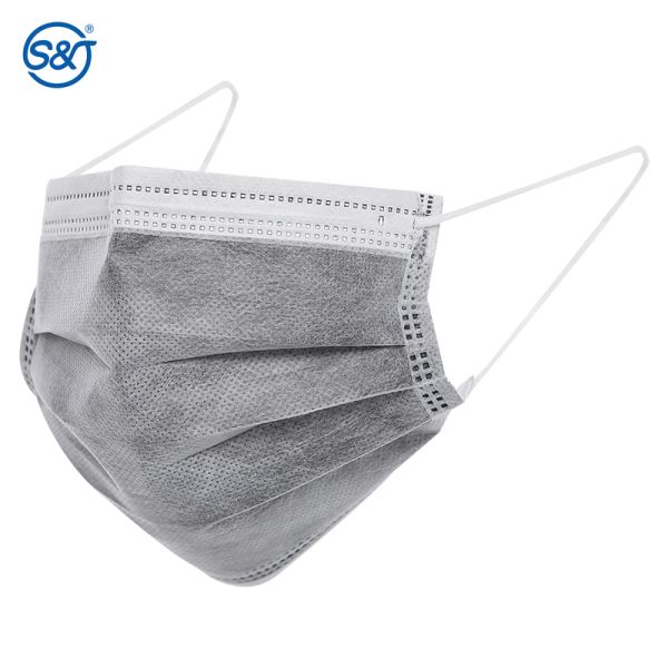 Hot selling adult 4 Ply Filter mask disposable nonwoven civil active carbon face mask