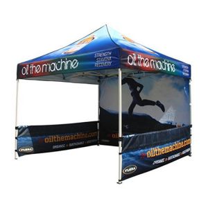Cheap Aluminum Structure Custom Printed Canopy Tent CMYK Heat Transfer Printing wholesale