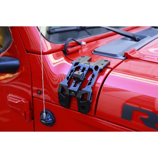 Off Road Car Wrangler JL A Pillar Light Hood Mount Bracket Aluminum Alloy 235*130*100mm