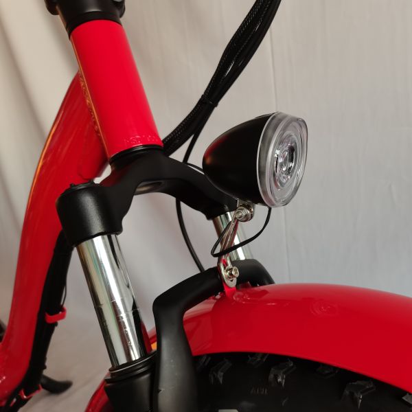 Folding Fat Tire Electric Mountain Bike Full Suspension 20 Inch Thick Tyre Electric Bike