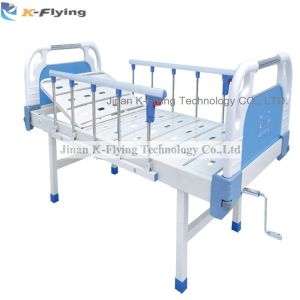 China ABS Bed Medical Hand Cranked Homecare Hospital Care Bed on sale