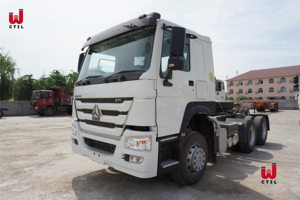 Quality Sinotruk HOWO7 10 Wheelers Tractor Truck Head 6x4 371HP For Africa for sale