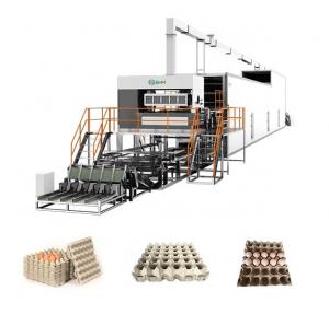 Cheap Rotating Egg Tray Making Machine High Precision Using Waste Paper wholesale