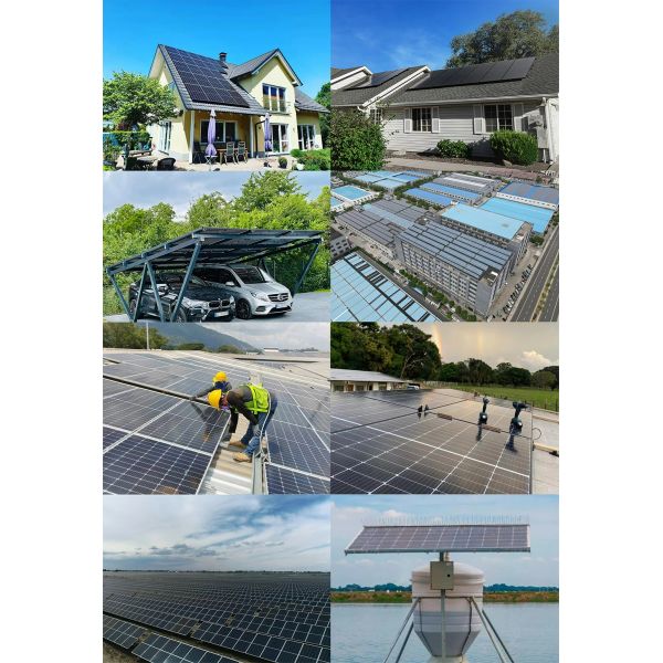Gas Generator Power Source Solar Panels 410W 415W 420W 425 Watts for House Backup Power Generation