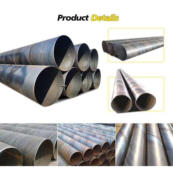 Q235B Q345b Q420c Q460c Ss400 Ss540 S235 S275 1000mm API5l SSAW LSAW ERW Spiral Seamless Tube Pipe