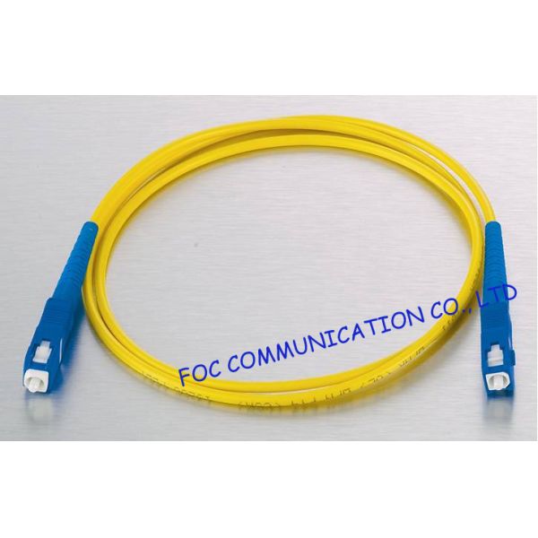 Bend Insensitive Fiber Optic SC / APC Patch Cord LSZH Jacket For FTTH Networks