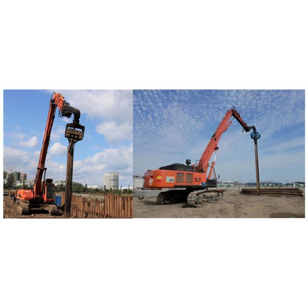 OEM Sheet Pile Driver For Excavator Q345B Vibrating Sheet Pile Hammer